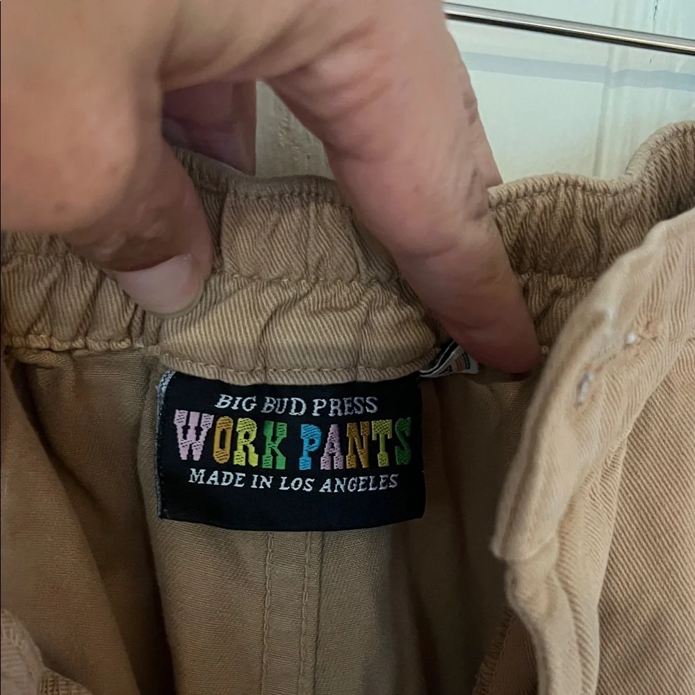 Big Bud Press Men's Khaki Chinos - Picture 3 of 6